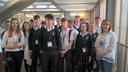 R.Clifford Students on tour of SAP with M.OToole